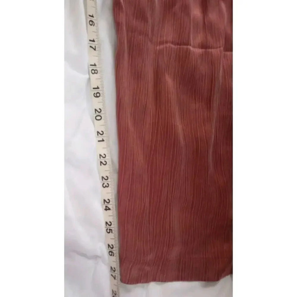 SOFT SURROUNDINGS Lumi Pant Sz S NWT $99 Pull On Straight Leg Pants in Marsala - Picture 6 of 7